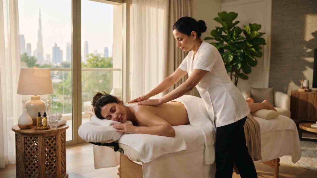 Full Body Relaxation Massage at Home in Dubai