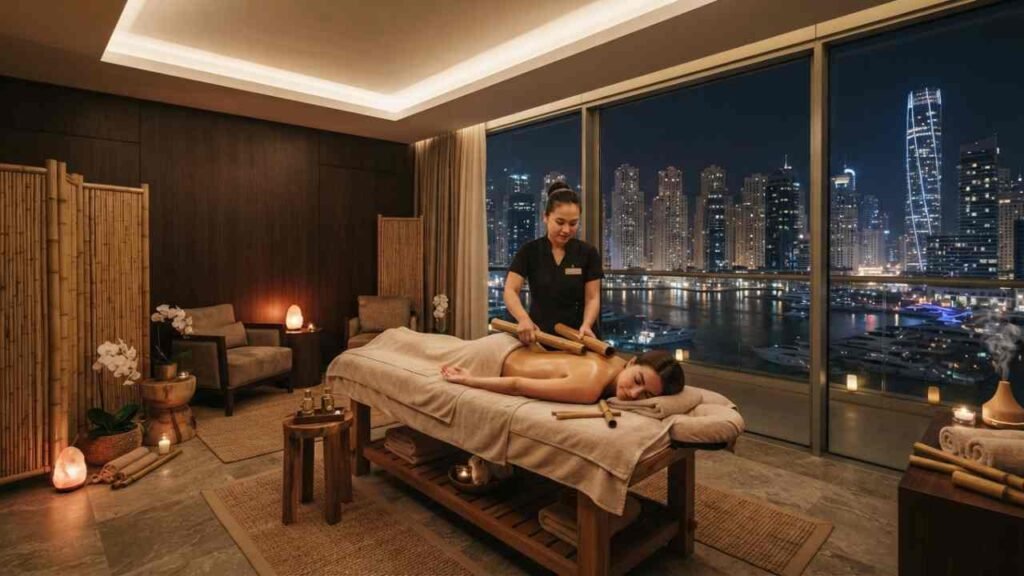 Bamboo Massage at Home in Dubai
