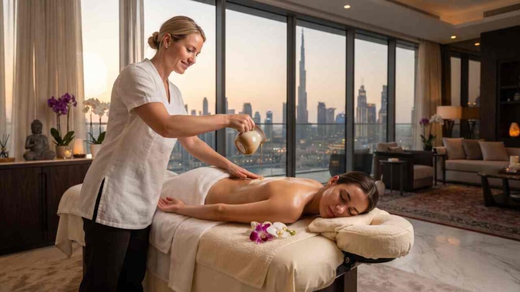 Hot Oil Massage at Home in Dubai