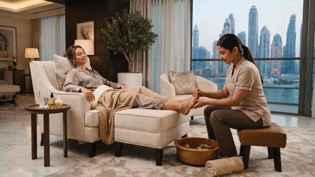 Foot Massage at Home in Dubai